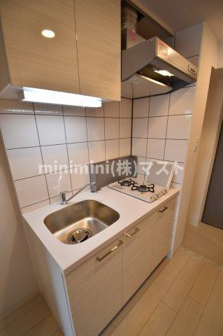 大阪市東成区大今里南１丁目の賃貸マンションのキッチン