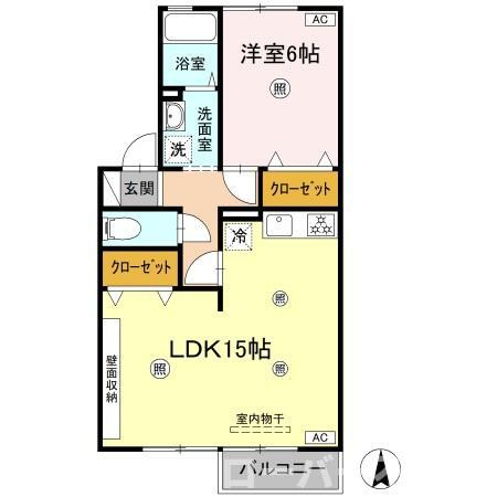 ボナール立江の間取り