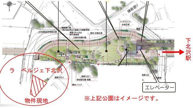 ラ　ベルジェ下北沢の地図|新旧が混在したお洒落な街「下… 