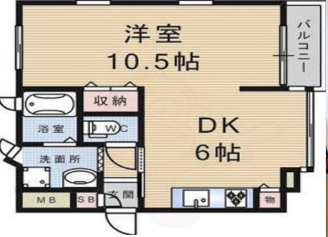 レジデンスエスタの間取り