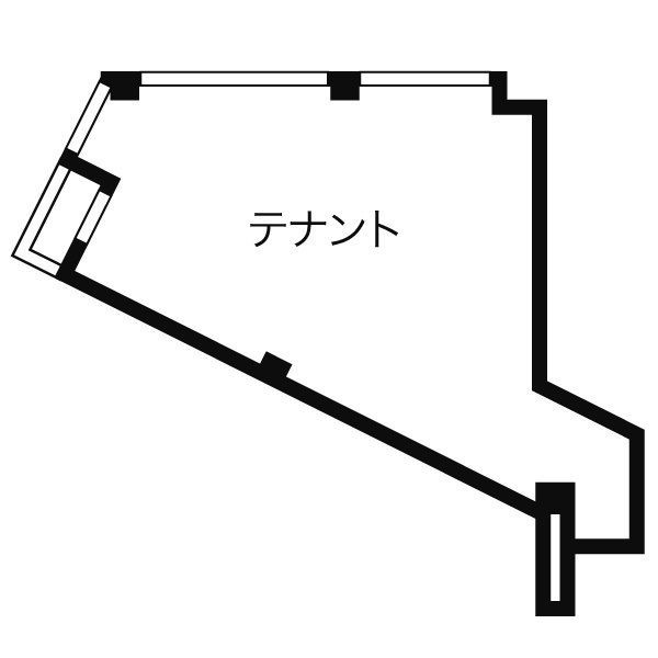 WEST NAGOYA 56（ウエストナゴヤ56）【　店舗系おすすめ　】の間取り