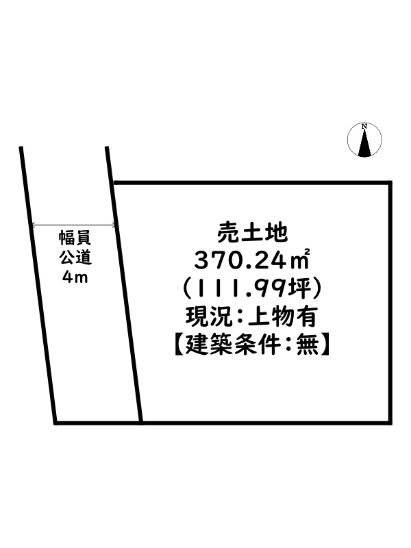 揖保郡太子町佐用岡/売土地の土地図