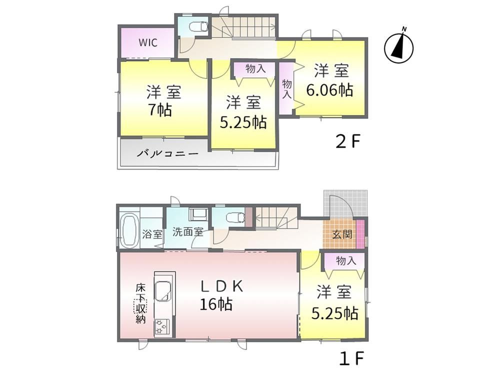 春日井市東山町5丁目（全1棟）の間取り