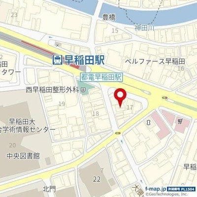 【地図】 | 菱和パレス早稲田参番館 |  