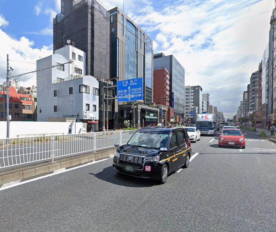 墨田区両国４丁目の事務所の周辺