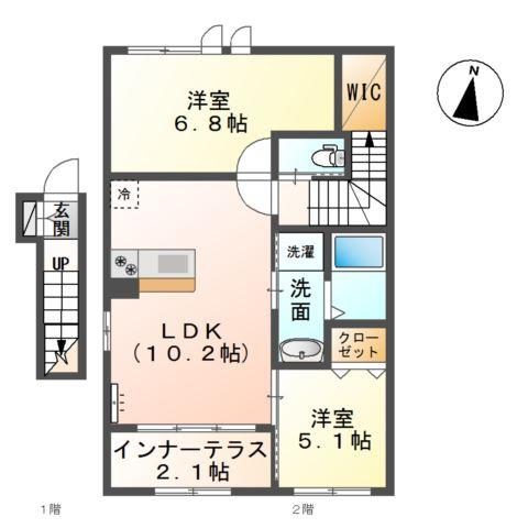 アールＵⅡの間取り