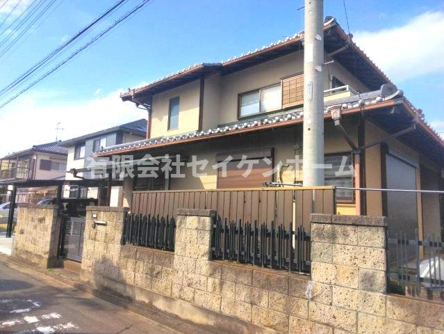 熊谷市玉井　中古住宅　土地広々70坪超！の外観