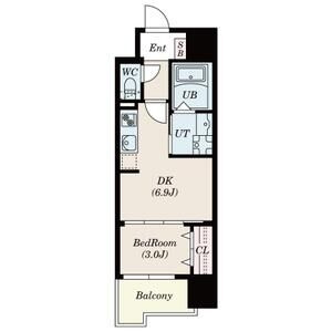 S-RESIDENCE久留米六ツ門abreastⅡの間取り