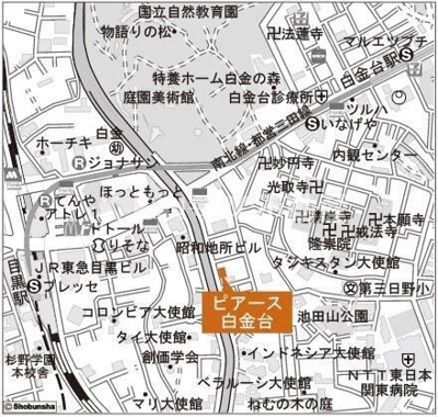 【地図】 | ピアース白金台