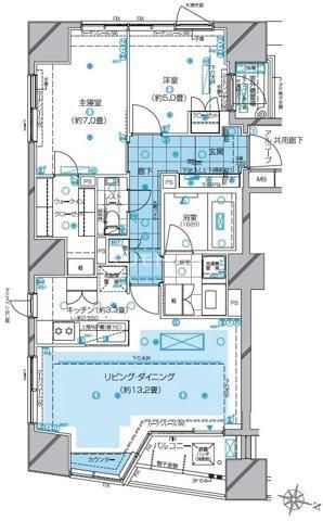 【間取り】 | ピアース白金台 | 間取り