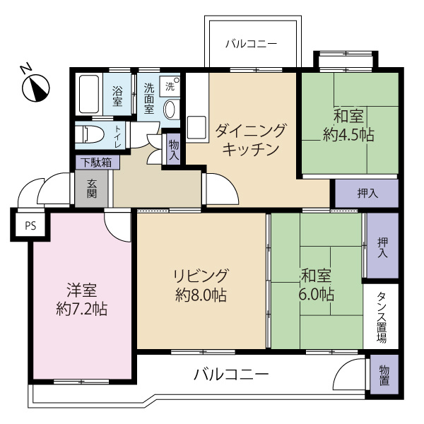 間取図です。