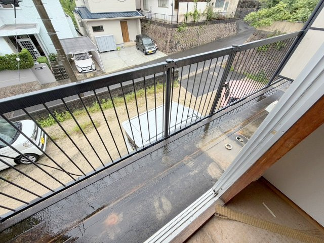 岡本コーポのバルコニー