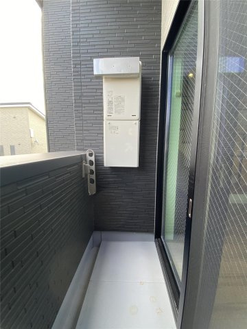 熊本市中央区琴平本町のアパートのバルコニー