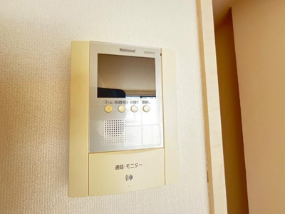 【セキュリティ】 | コーポ・ブルースカイ | カメラ付インターホン