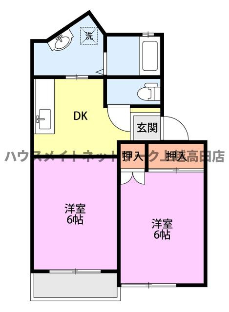 メゾン・ド・シャトーⅡの間取り|間取図