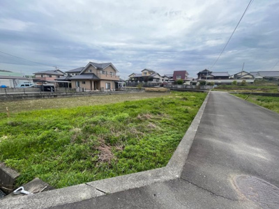 【前面道路含む現地写真】 | 今治市矢田　住宅用地