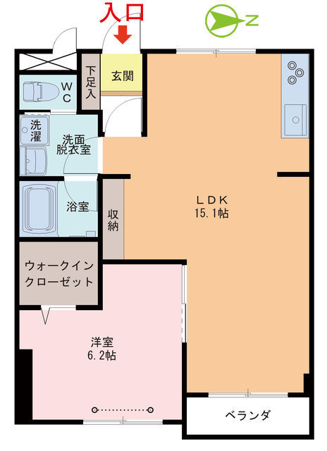 サンクレフォート大宮の間取り