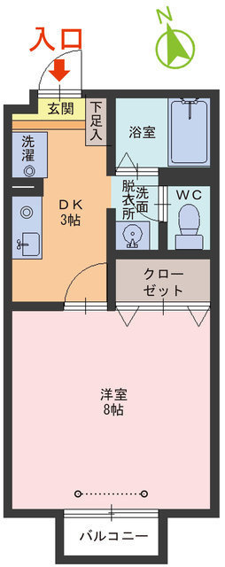 ラ・ノーチェ　Ｂ棟の間取り