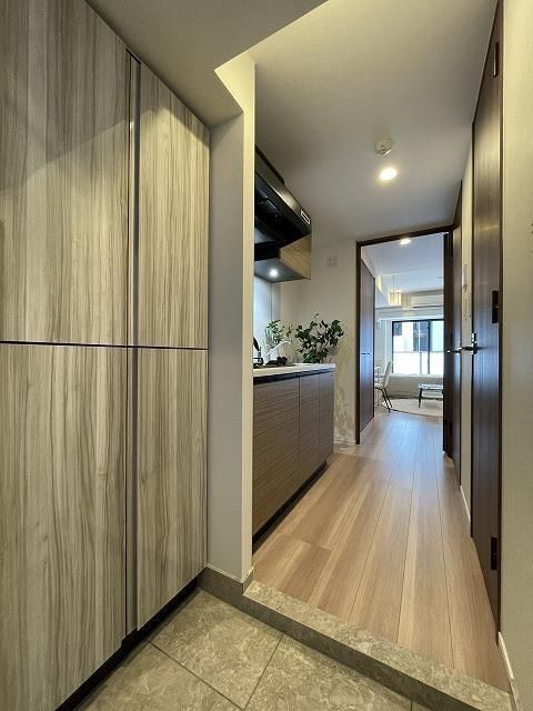 江戸川橋ステーションレジデンスの玄関