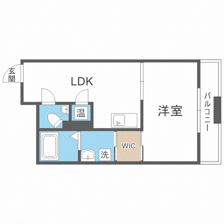 アーバンフラッツ瓦町の間取り