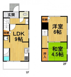 前田景利貸家の間取り