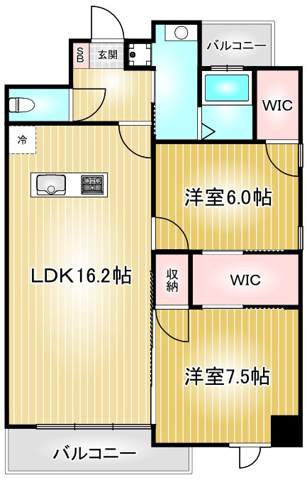 コモレビスクエア名駅北｜名古屋市の賃貸ならMy賃貸の間取り|コモレビスクエア名駅北