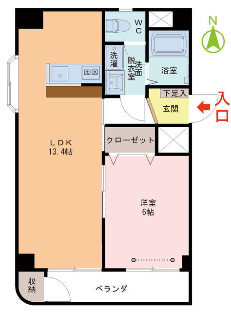 シャトレー田原の間取り