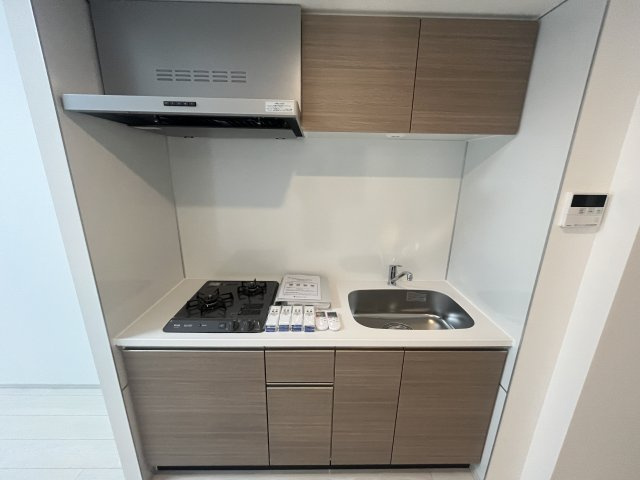 世田谷区代田５丁目の賃貸マンションのキッチン|コンパクトなキッチンで掃除もラクラク