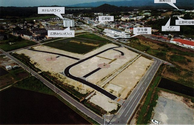 広野東ニュータウン　区画（C-5）の前面道路含む現地写真|前面道路含む現地写真です