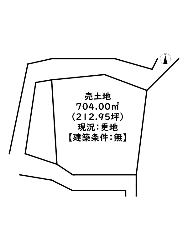 たつの市御津町室津/売土地の土地図