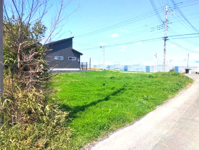 深谷市高島　建築条件なし売地の外観