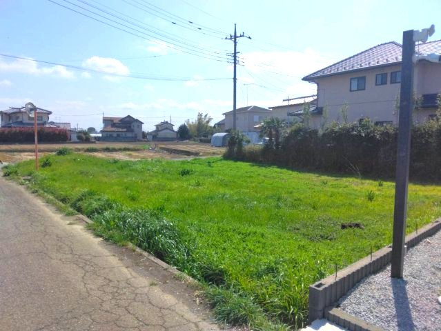 深谷市高島　建築条件なし売地の外観