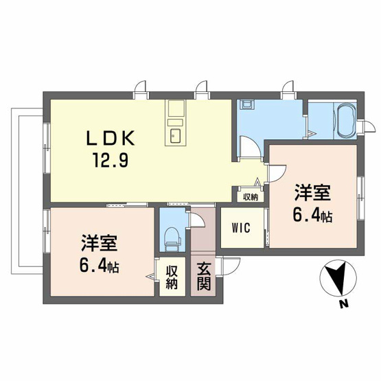 【間取り】 | シャーメゾン内原
