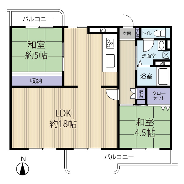 2LDKにリフォームしています★