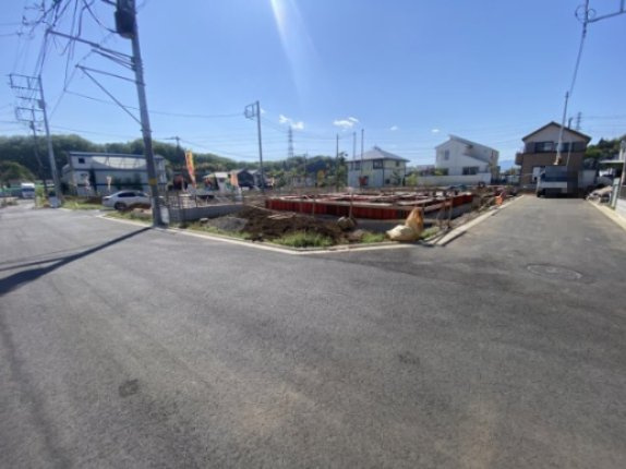 祝成約　八王子市　宮下町　新築戸建て　５期の前面道路含む現地写真|～仲介手数料無料☆八王子ひなた不動産～八王子市宮下町　新築戸建て