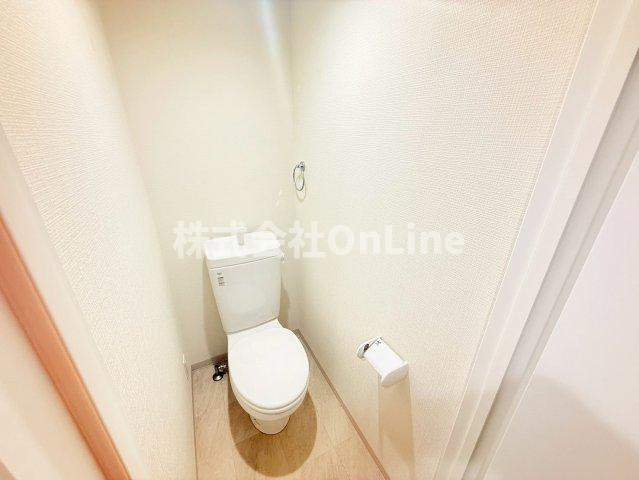 八尾市本町５丁目のアパートのトイレ