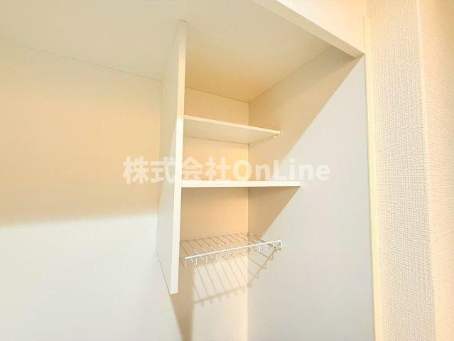 八尾市本町５丁目のアパートの収納