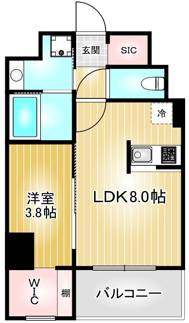 The 9th Residence Sakae Side|名古屋市の賃貸ならMy賃貸の間取り|The 9th Residence Sakae Side