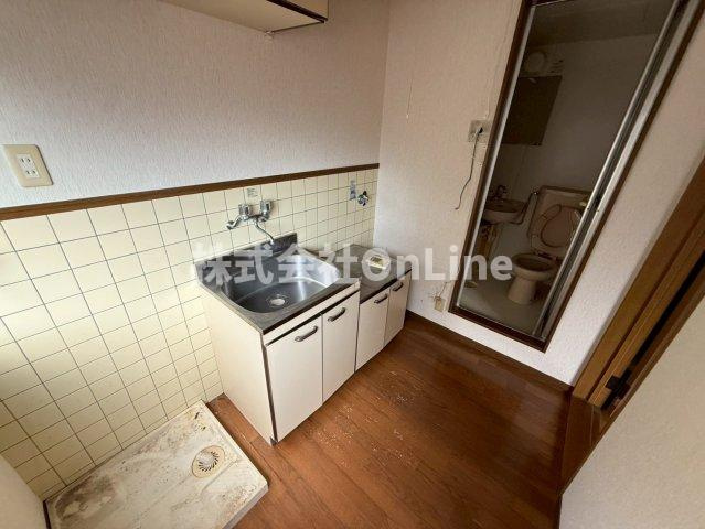 八尾市東山本町５丁目のアパートのキッチン