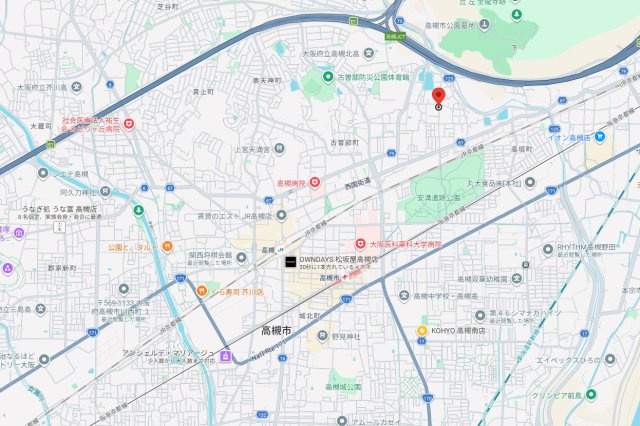 ブリオ安満　Ａ棟の地図