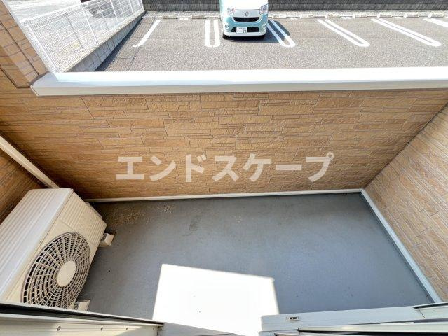 彩　ｔａｋａｓａｋｉ　Ⅱのバルコニー|高崎、前橋のお部屋探しはエンドスケープまで！お客様の理想お聞かせ下さい♪