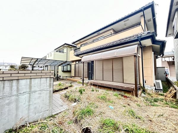 宇都宮市御幸ケ原町　4ＬＤＫ　中古住宅の庭