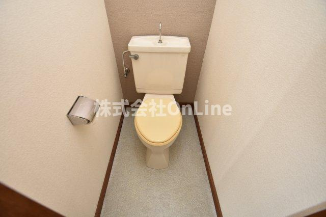 八尾市上之島町南１丁目のアパートのトイレ