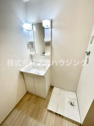 アンプルールフェール今津の洗面所