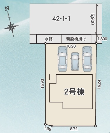 【区画図】 | 高崎市石原町新築　5LDK