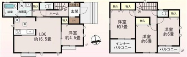 【間取り】 | 高崎市石原町新築　全室南向き♪