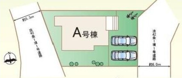 【区画図】 | 高崎市石原町新築　全室南向き♪