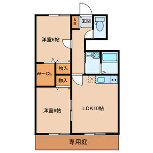 ドルフ弐番館の間取り|使い勝手の良い間取りです♪