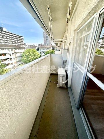 リバーサイドともぶち第1住宅のバルコニー