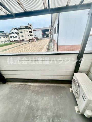 生野区巽南2丁目テラスハウスのバルコニー